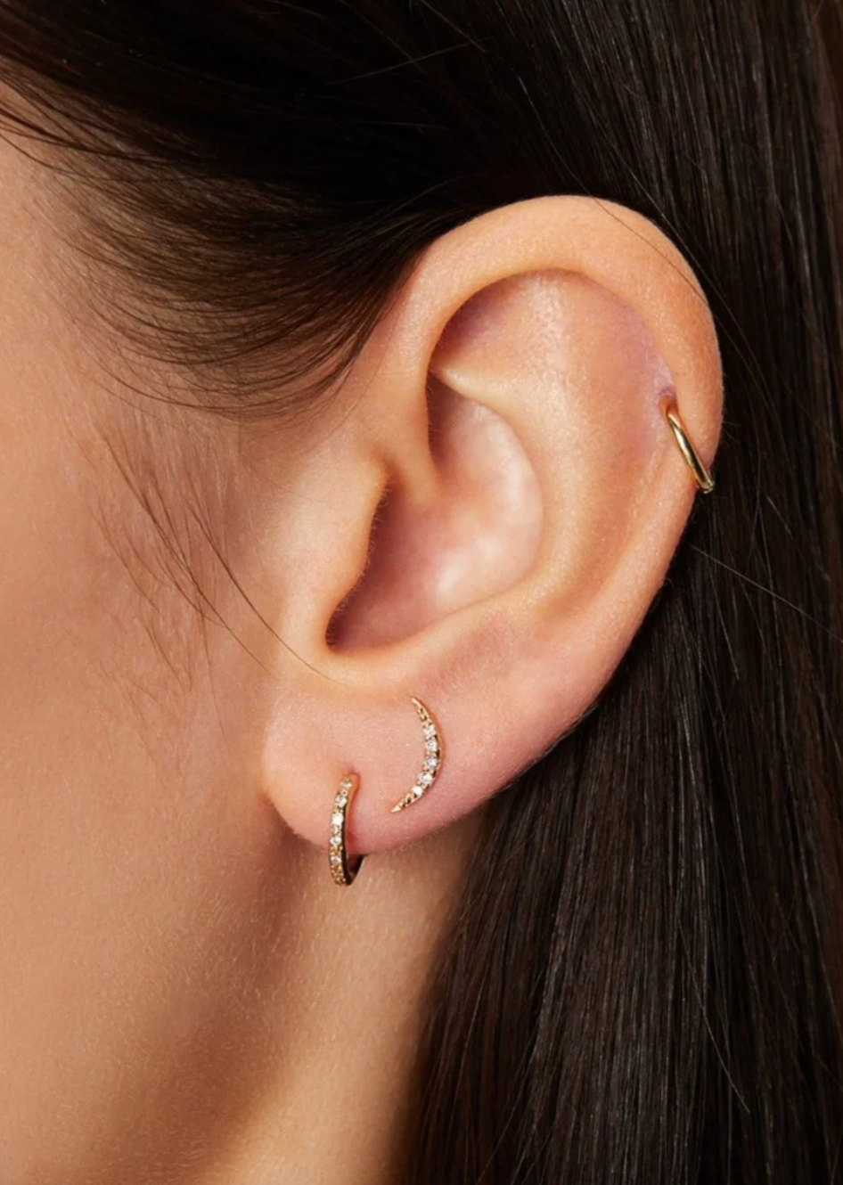 The Diamond Crescent Stud